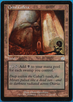Cabal Coffers Torment PLD Land Uncommon MAGIC MTG CARD (ID# 500848) ABUGames - Image 1