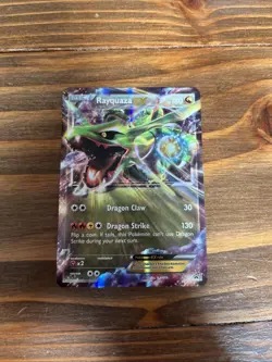 Pokemon TCG Rayquaza-EX XY Black Star Promos Holo Card XY73 - Image 1
