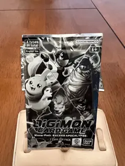 Digimon Card Game Winner Pack Exceed Apocalypse Pack English Set of 3 - Image 1