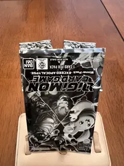 Digimon Card Game Winner Pack Exceed Apocalypse Pack English Set of 3 - Image 5