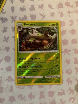 🚀Pokemon Card Torterra Pokemon League Reverse Holo Rare 9/156 Mint - Image 1