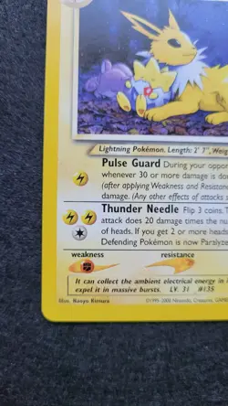 Light Jolteon 48/105 Neo Destiny Regular Pokemon Card - Image 5
