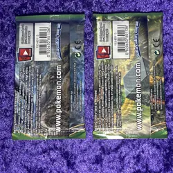 Lot (2) POKEMON XY FATES COLLIDE Sealed 10-Card BOOSTER PACKS (Zygarde Delphox) - Image 2