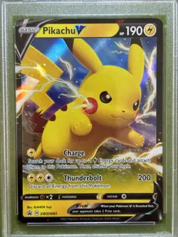 Pokemon PIKACHU V BOX PSA 9 MINT TCG CARD 2020-23 Pokemon SWSH Black Star PROMO - Image 3