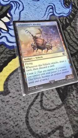 Magic: The Gathering Final Fantasy #252 Adventurer's Airship Foil Card - Image 1