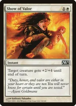 MTG - M13 - Show of Valor - #034 - Near Mint - Image 1