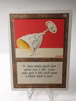 MTG - 3rd Edition - Revised - Ivory Cup - Uncommon - LP+ NM - Image 1