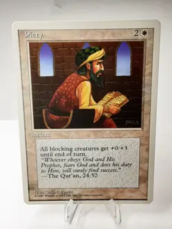 MTG - 4th Edition - Piety - Common - Near Mint - Image 1