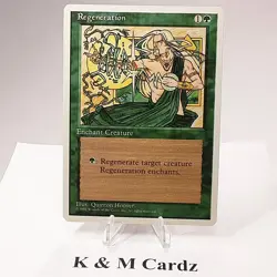 MTG - 4th Edition - Regeneration - Common - Lightly Played - Image 1