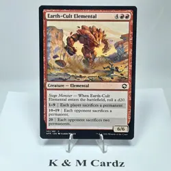 MTG - Dungeons & Dragons - Earth-Cult Elemental - #141 - Image 1