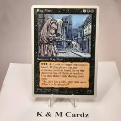 MTG - 4th Edition - Rag Man - Rare - Lightly Played - Image 1
