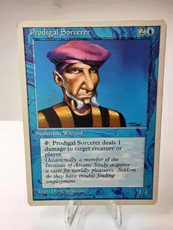 MTG - 4th Edition - Prodigal Sorcerer - Common - Near Mint - Image 1