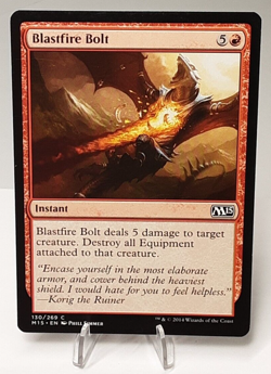 MTG - M13 - Blastfire Bolt - #130 - Lightly Played - Image 1