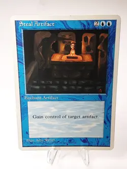 MTG - 4th Edition - Steal Artifact - Uncommon - Lightly Played - Image 1
