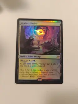 Foil MTG Godless Shrine Edge of Eternities 0254 - Image 1