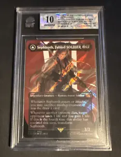 Sephiroth Fabled Soldier SURGE MNT 10 PSA BGS English Final Fantasy MTG - Image 3