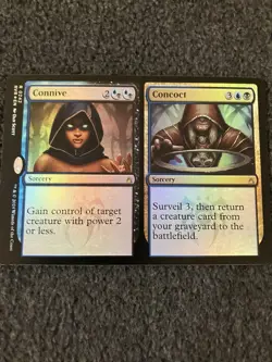 Magic The Gathering MTG - Connive Concoct Foil - RVR - Image 1