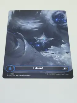 Island #0368 EOE L (Borderless) (Galaxy Foil) - MTG Edge of Eternities - Image 3