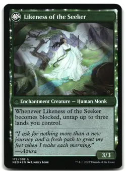 MTG Azusa's Many Journeys FOIL U Kamigawa: Neon Dynasty 172 LP - Image 2