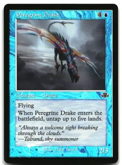 MTG Peregrine Drake (Retro Frame) FOIL C Dominaria Remastered 292 LP - Image 1