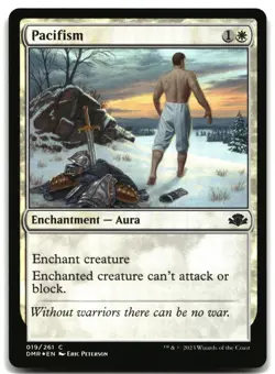 MTG Pacifism FOIL C Dominaria Remastered 19 LP - Image 1