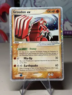 Pokemon 2006 Nintendo Promos Groudon EX Black Star Promo Card #38 LP - Image 1