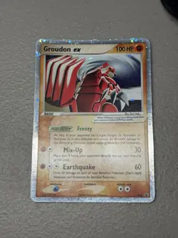 Pokemon 2006 Nintendo Promos Groudon EX Black Star Promo Card #38 LP - Image 3
