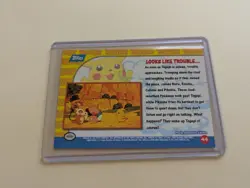 1999 Topps Pokemon looks Like Trouble Card #44 Blue Logo - Image 2