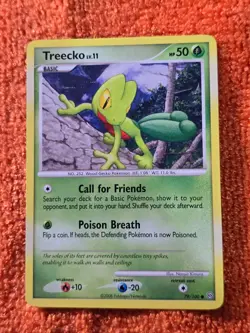2008 Pokemon Diamond and Pearl Stormfront #79 Treecko, C, NF/H, cd5 - Image 1