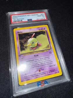 2000 Pokemon Neo Genesis 1st Edition #67 Natu PSA 10 Gem Mint - Image 3