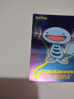 Mint/Nm Topps Pokemon Johto Series 1 Silver Foil Holo Wooper #194 Water Rare - Image 5