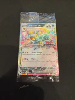 Umbreon Ex Stamped Pokemon Prismatic Evolutions Promo Surprise Box 60/131 Sealed - Image 1