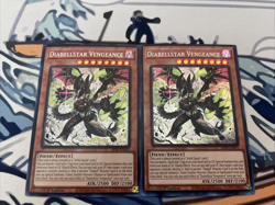 Yugioh Diabellstar Vengeance x2 Secret Rare ALIN-EN011 Near Mint - Image 1