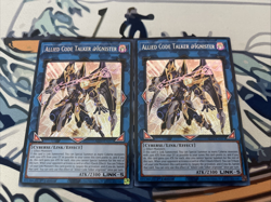 Yugioh Allied Code Talker @ Ignister x2 Secret Rare ALIN-EN051 Near Mint - Image 1