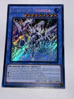 Yugioh! Nekroz of Trishula - BLMM-EN132 - Secret Rare - 1st Edition Near Mint, E - Image 1