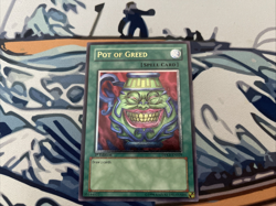 Yugioh Pot of Greed Ultimate Rare DPKB-EN029 1st Edition Near Mint - Image 1