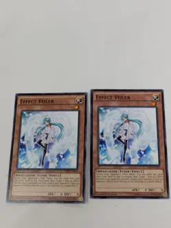 2x SDSE-EN018 x3 Effect Veiler Common Excellent Condition Yugioh - Image 1