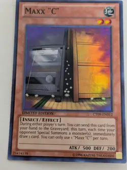 Yugioh Maxx “C” CT09-EN012 Super Rare Limited Edition NM - Image 1