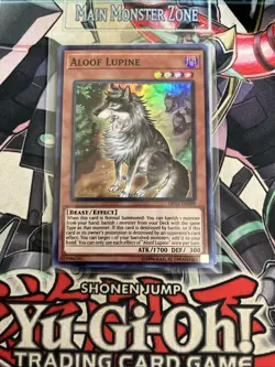 Aloof Lupine Super Rare OP11-EN009 Yugioh Thunder Dragon - Image 1