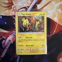 Pokemon Tapu Koko SM30 - Black Star Promo Holo Card (Sun & Moon) - Image 1