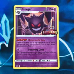 Gengar - SWSH241 - Prerelease Black Star Holo Rare Promo - Pokemon Card - NM - Image 1