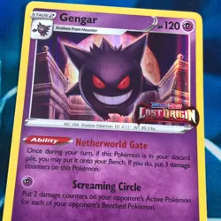 Gengar - SWSH241 - Prerelease Black Star Holo Rare Promo - Pokemon Card - NM - Image 2