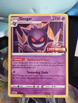 Gengar - SWSH241 - Prerelease Black Star Holo Rare Promo - Pokemon Card - NM - Image 1