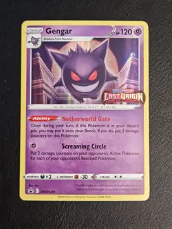 Gengar - SWSH241 - Prerelease Black Star Holo Rare Promo - Pokemon Card - NM - Image 2