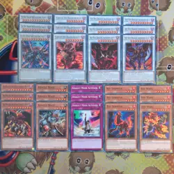 Hot Red Dragon Archfiend King/Assault Super/Common 27cd Mint Bundle YuGiOh - Image 1
