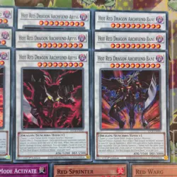 Hot Red Dragon Archfiend King/Assault Super/Common 27cd Mint Bundle YuGiOh - Image 3