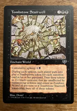Tombstone Stairwell Mirage NM (Reserved List MTG Magic Card) - Image 1