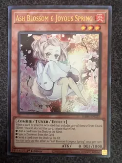 Yugioh Ash Blossom & Joyous Spring RA04-EN025 Ultra Rare 1st Edition NM - Image 1