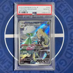 PSA 10 Cynthia’s Roserade 065/063 AR Scarlet & Violet SV9a Pokemon Card Japan - Image 1