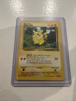Pokemon TCG Pikachu Jungle Card 60/64 Unlimited Common - Image 1